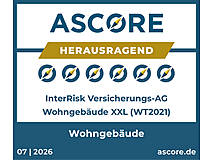 Qualitätssiegel Wohngebäudeversicherung: ASCORE - herausragend