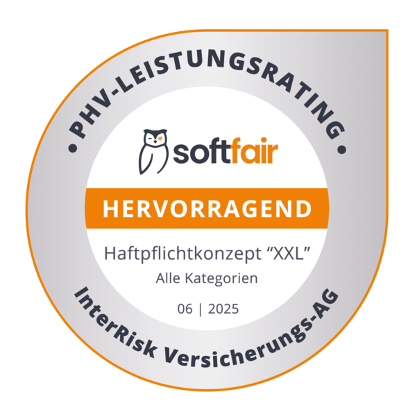 Qualitätssiegel Privathaftpflicht: softfair - hervorragend