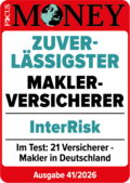 Qualitätssiegel: Zuverlässigster Maklerversicherer (FOCUS MONEY)